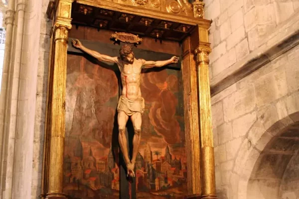 Retablo del Cristo de Velarde de la Catedral de Oviedo